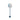 Hooper's Blue 'Bamboo' Floor Standing Lamp