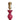 Luscombe Red 'Bobbin' Table Lamp