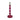 Luscombe Red 'Bobbin' Table Lamp