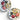 Floral Sanderson Round Foot Stool